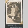 Man and woman standing in garden (ddr-densho-434-365)