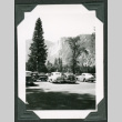 Parking lot with mountain in background (ddr-densho-475-686)