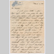 Letter to Takeko Miyagi from Bill Miyagi (ddr-densho-416-17)
