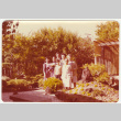 Group photograph in a garden (ddr-densho-433-574)