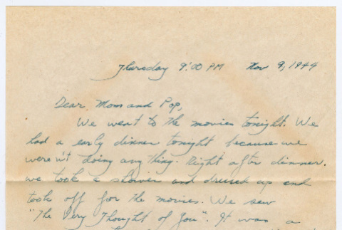 Letter from Tadashi Ishida to Mr. & Mrs. Y Ishida (ddr-densho-535-63)