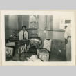 Worker at baggage inspection (ddr-densho-37-886)