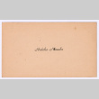 Hideko Minabe's graduation name card (ddr-densho-550-98)