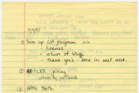 Notes from meeting (ddr-densho-352-531)