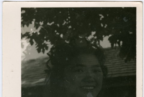 Woman in a garden (ddr-densho-329-819)