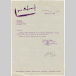 Letter from G. Dunbar, Sara Winsborough Corp., to Takahashis (ddr-densho-424-110)