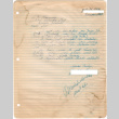 Letter sent to T.K. Pharmacy from  Jerome concentration camp (ddr-densho-319-376)