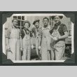 5 men wearing cannery uniforms (ddr-densho-540-46)
