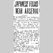 Japanese Found Near Arsenal (September 9, 1936) (ddr-densho-56-466)