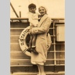 Woman holding boy on board Taiyo Maru (ddr-njpa-4-135)