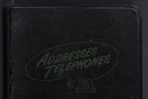 Black Address book (ddr-densho-501-413)