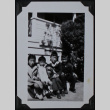 Children pose on steps (ddr-densho-359-1474)