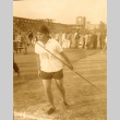 Javelin thrower at a track meet (ddr-njpa-4-2617)