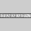 Negative film strip for Farewell to Manzanar scene stills (ddr-densho-317-118)