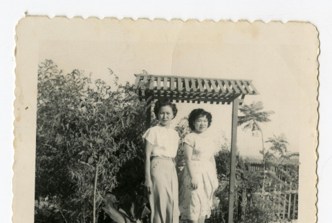 [Japanese American women and male child] (ddr-csujad-5-32)