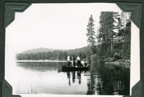 Four men in a row boat (ddr-densho-475-671)