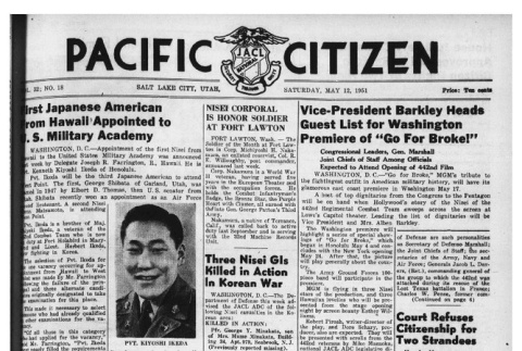 The Pacific Citizen, Vol. 32 No. 18 (May 12, 1951) (ddr-pc-23-19)