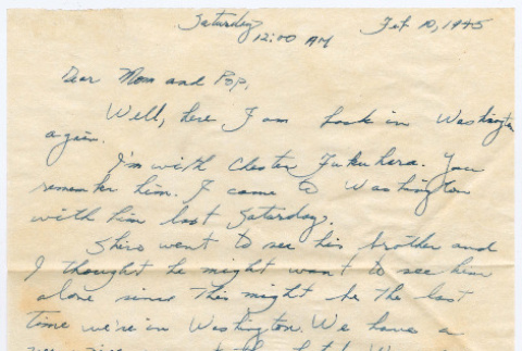 Letter from Tadashi Ishida to Mr. & Mrs. Y Ishida (ddr-densho-535-130)