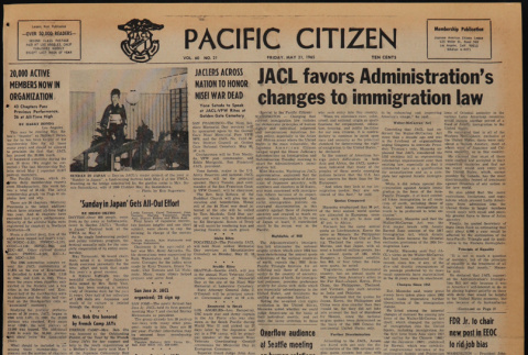 Pacific Citizen, Vol. 60, No. 21 (May 21, 1965) (ddr-pc-37-21)