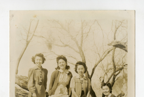 Haruye Koga, Setsuko Sugaya, Mitzi, Betty Shintaka (ddr-csujad-38-191)