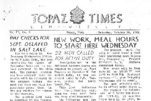 Topaz Times Vol. IX No. 8 (October 28, 1944) (ddr-densho-142-352)