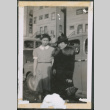 Mary Ima and Tsumu Fukuyama beside a car (ddr-densho-483-987)