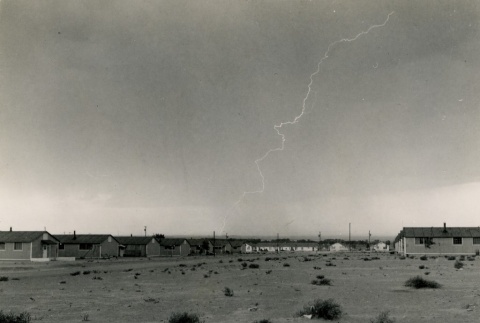 Lightning in Amache (ddr-densho-159-31)