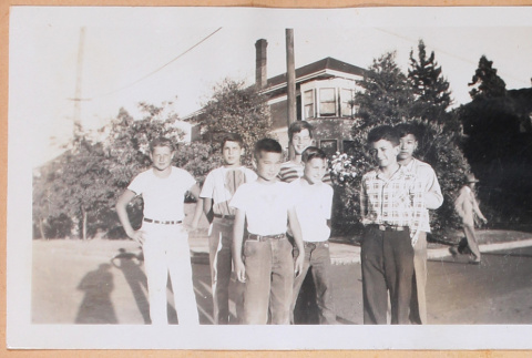 Group photo of boys (ddr-densho-483-485)