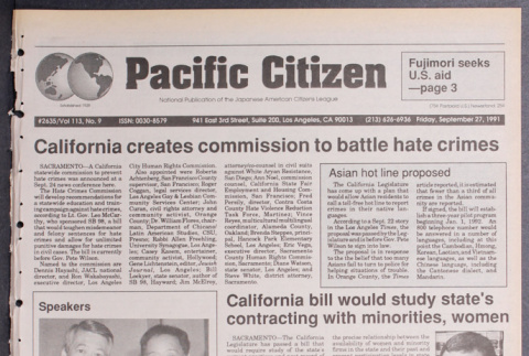 Pacific Citizen, Vol. 113, No. 9 [September 27, 1991] (ddr-pc-63-34)