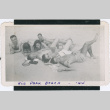 Mary Teruko Okada with her I House and Julliard friends at Riis Beach (ddr-densho-367-19)