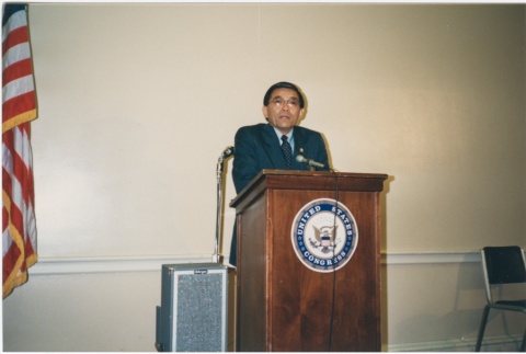 Norman Mineta speaking (ddr-densho-10-196)