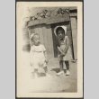 Two children outside (ddr-densho-433-1006)