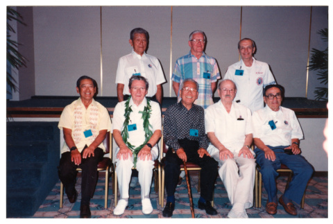 Group of veterans at banquet (ddr-densho-368-369)