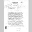 List of incarcerees to be repatriated from Fort Lincoln, including letters from W. C. Robbins, office in charge INS Fort Lincoln, North Dakota, to Albert Clattenburg and Major Haynes (ddr-densho-564-5)