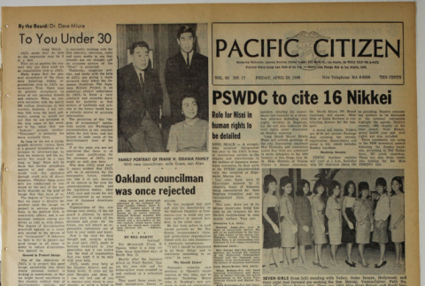 Pacific Citizen, Vol. 62, No. 17 (April 29, 1966) (ddr-pc-38-17)