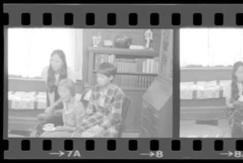 Negative film strip for Farewell to Manzanar scene stills (ddr-densho-317-124)