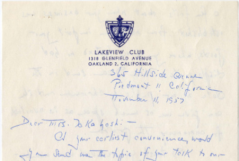 Letter from Louise Lawson to Tomoye Takahashi (ddr-densho-424-1115)