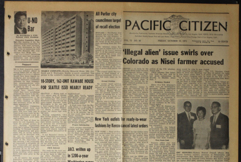 Pacific Citizen, Vol. 73, No. 16 (October 15, 1971) (ddr-pc-43-41)