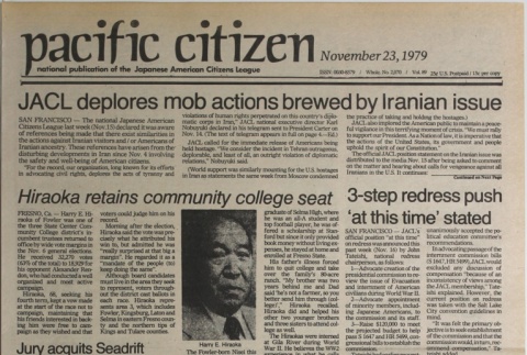 Pacific Citizen, Vol. 89, No. 2070 (November 23, 1979) (ddr-pc-51-46)