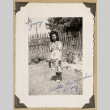 Mary by a fence (ddr-densho-542-436)