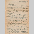 Letter from Alvin Uchiyama to Kathleen Koga Uchiyama (ddr-densho-406-161)