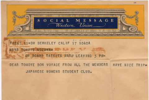 Telegram and postcards (ddr-densho-410-386-mezzanine-9b274250c3)