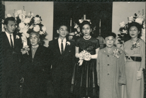 Saige Shiomi and Yaeko Koga Wedding (ddr-densho-522-722)
