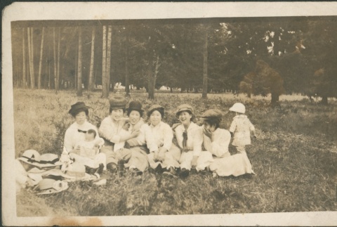 Group of women at a picnic (ddr-densho-321-769)