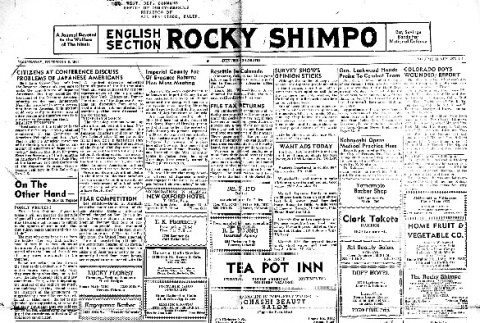 Rocky Shimpo Vol. 11, No. 146 (December 6, 1944) (ddr-densho-148-80)