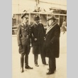 Dr. Hugo Eckener with two men (ddr-njpa-1-269)