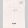 Japanese American Internment Camps: A General Overview Of Camp Life and Conditions (ddr-densho-560-6)