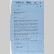 Letter from T. Ishibuchi, Yoshinaga Prince Company, to Takahashis (ddr-densho-424-441)
