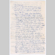 Letter to Masako Tada from Bill and Eunice Liston (ddr-densho-540-157)