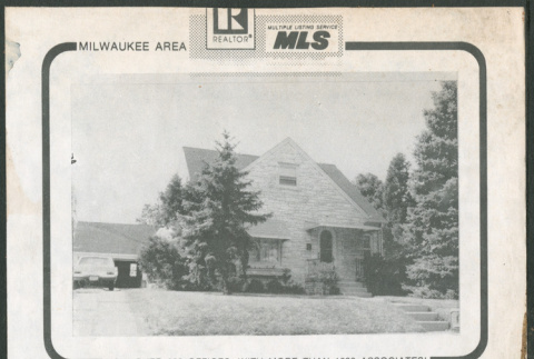 MLS listing for house in Milwaukee (ddr-densho-523-676)
